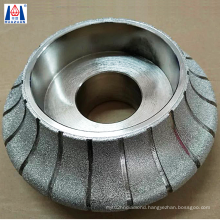 Vacuum Brazed Diamond Grinding Tool  Bullnose Profiling Wheel for granite